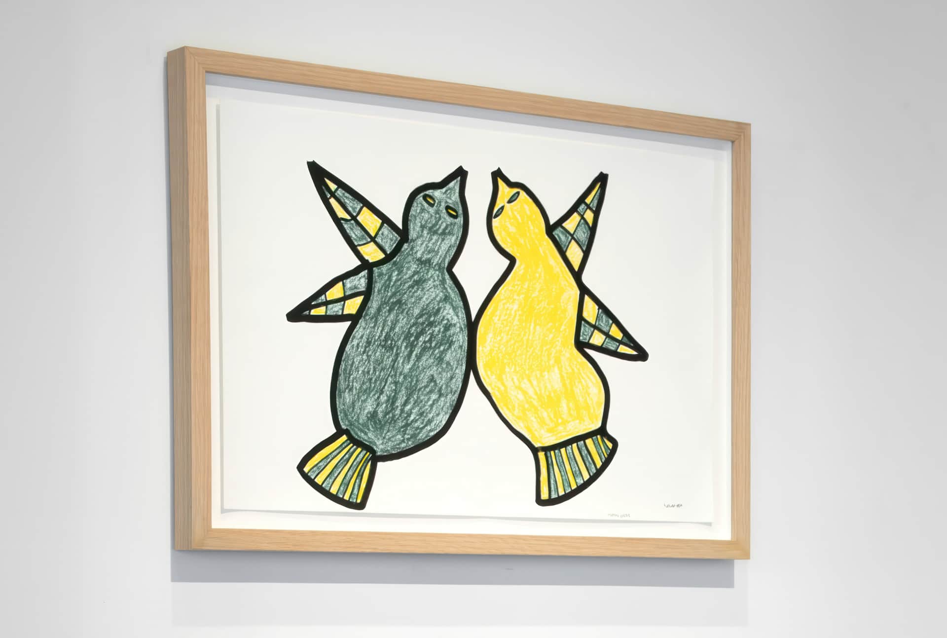 Mating Birds by Saimaiyu Akesuk, 2023